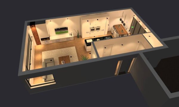 Lichtplan begane grond - Afbeelding 3