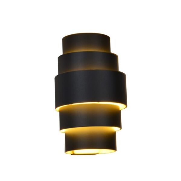 Wandlamp ROLLS – Brons en Zwart/goud - Afbeelding 2