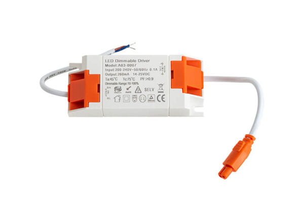 Lage inbouwspot led vierkant wit IP54 - Afbeelding 3