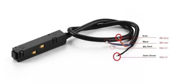 Externe led voeding 48V magnetische rails 100W - Afbeelding 5