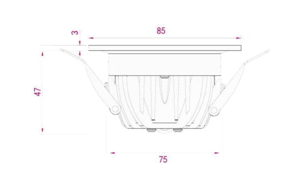 Radius inbouwspot - Afbeelding 2