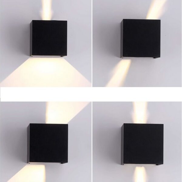 Wandlamp Lazio Led vierkant IP54 - Afbeelding 2