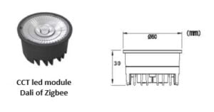 cct led module dali of zigbee aanstuurbaar