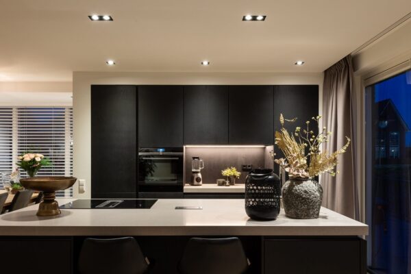 Led square dubbel trimless inbouwspot zwart - Afbeelding 3