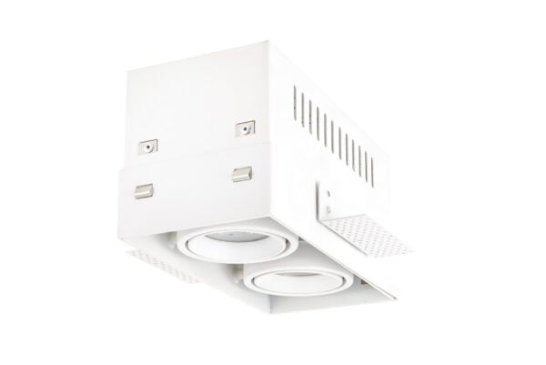 Trimless zigbee dubbel inbouwspot Wit gu10 - Afbeelding 2