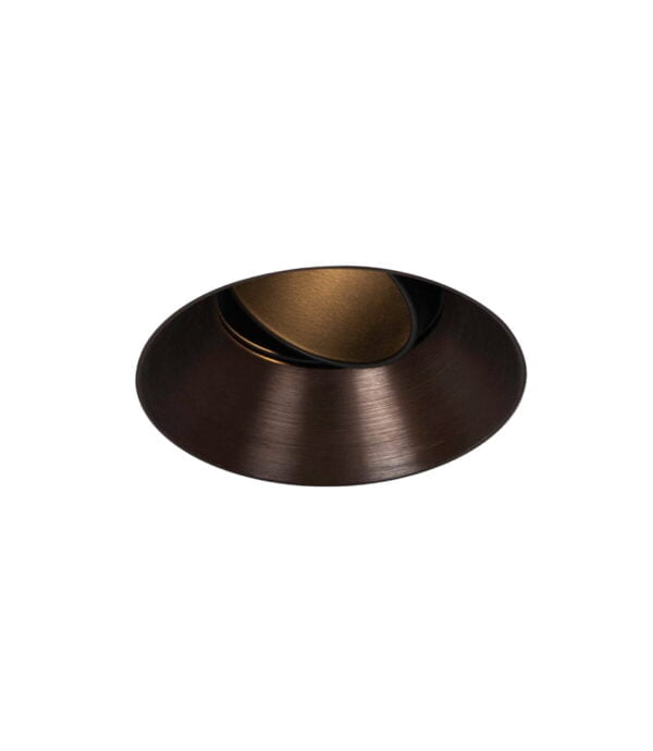 Bronze trimless inbouwspot rond met zigbee of dali