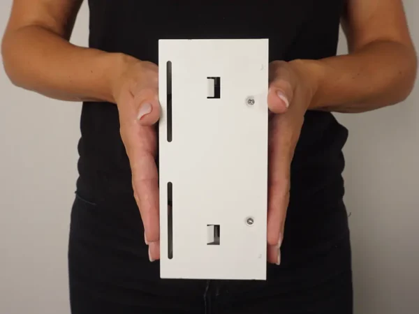 Led square trimless dubbel inbouwspot wit - Afbeelding 4