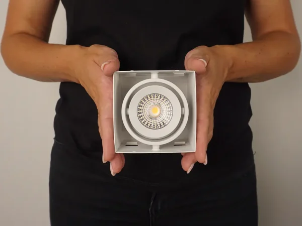 LED square trimless inbouwspot enkel wit - Afbeelding 4
