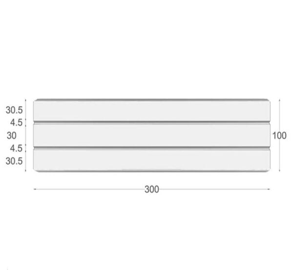 NAMA Linear 01 Up-Down Gips Led Wandlamp - Afbeelding 4