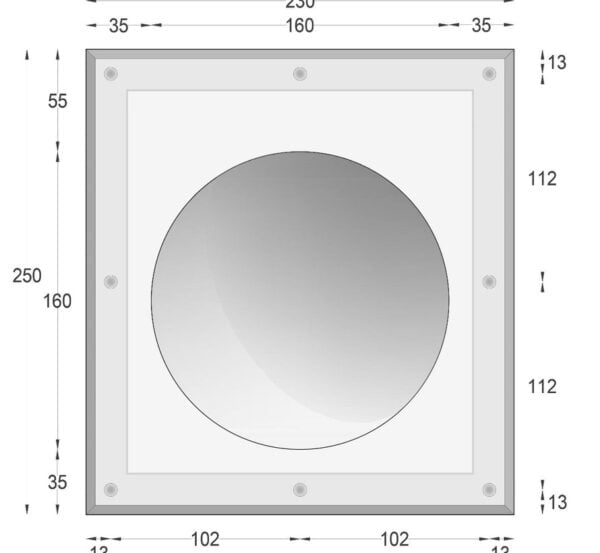 NAMA Luna 16 Trimless led wand inbouw - Afbeelding 2