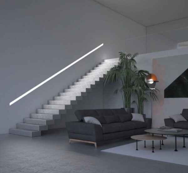 NAMA Zone 100 Trimless schijnend gips profiel - Afbeelding 2