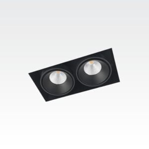 No frame double - 2x CONE COB LED - Orbit