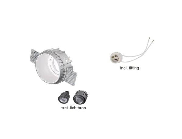 Trimless rond zigbee deep spot gu10 wit - Afbeelding 7
