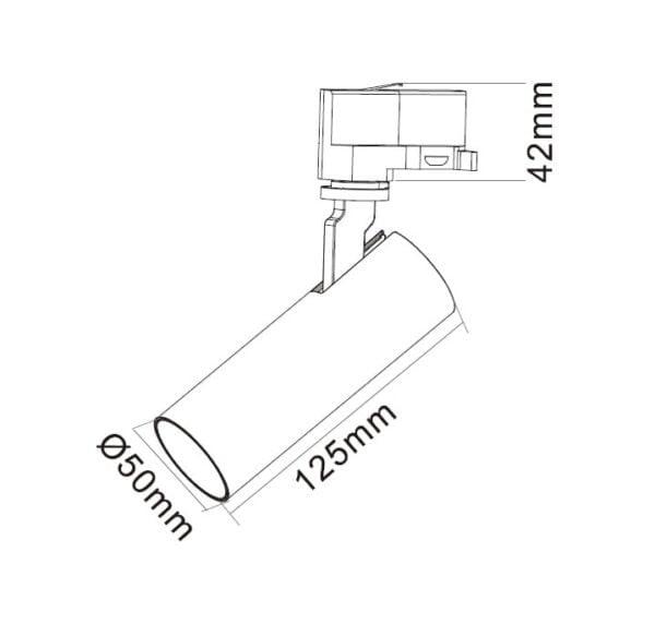 Tubo Track spot dimbaar 10W - Afbeelding 6