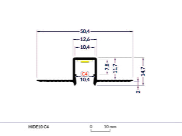 Klein trimless stuc led profiel + melk afdekking 2meter - TSK - Afbeelding 3