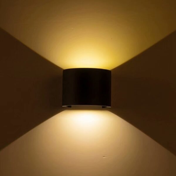 Wandlamp OVA zwart - Afbeelding 3