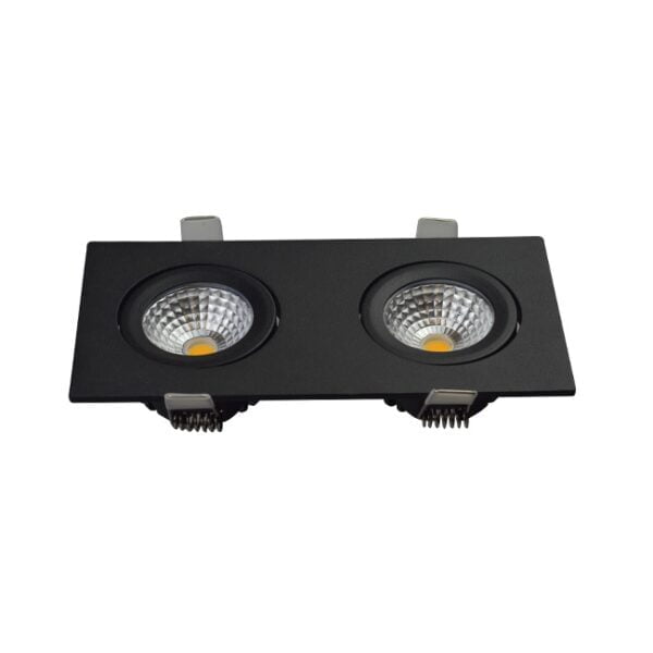 Lage inbouwspot 2.5cm dubbel - Afbeelding 2