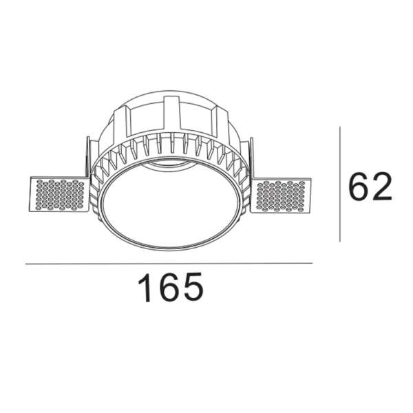 Trimless MAAN rond zigbee deep spot gu10 - Afbeelding 5
