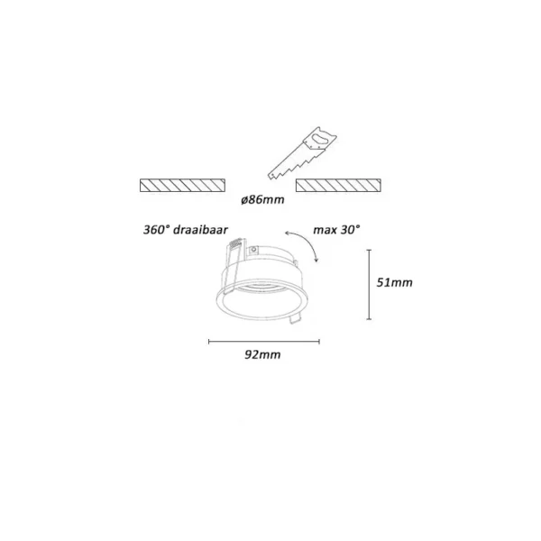 Inbouwspot REX - Afbeelding 5