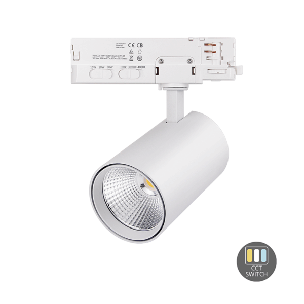 3-FASE RAILSPOT | ROSALIN | 10W-20W-30W | WIT | DIMBAAR | CCT-SWITCH - Afbeelding 10