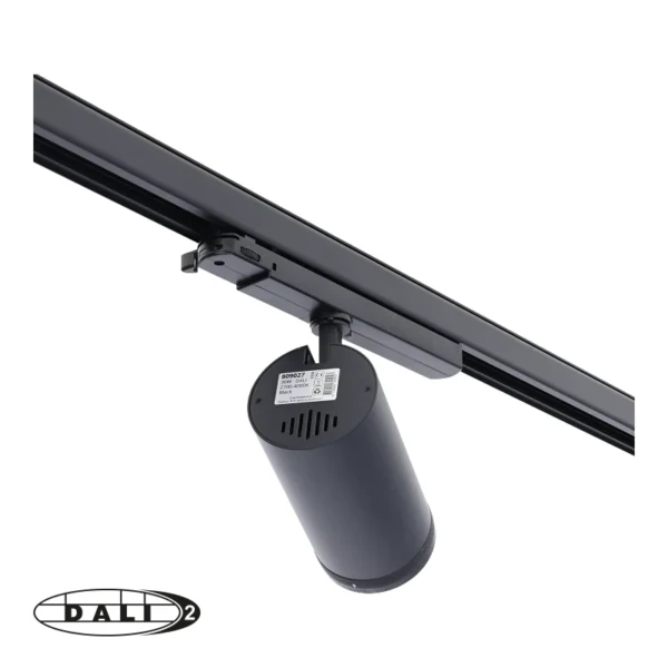DALI 3-FASE RAILSPOT | ZOOMABLE | 30W DIMMABLE| TUNABLE WHITE 2700-4000K | ZWART - Afbeelding 5